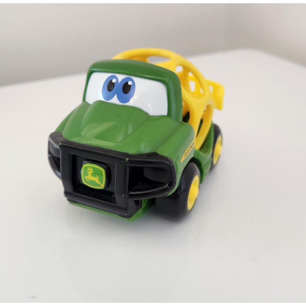 John Deere Oball Go Grippers Green Yellow Toy Truck Tractor Toddler Baby Car
